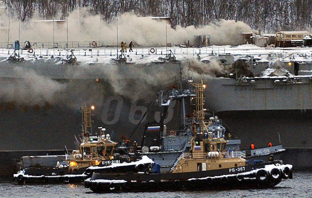 Russia's Only Aircraft Carrier Burning After Welding Mishap, At Least 1  Dead - USNI News