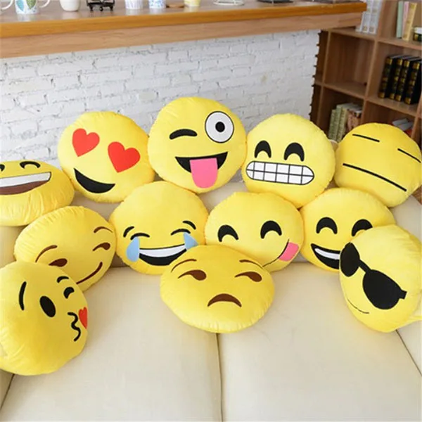 32*32 cm Özel Whatsapp Emoji Yastık Araba Kanepe Yastık Dolması Peluş  Yumuşak Oyuncak Için Smiley İfade Emoji Yastıklar Hediye olarak|cushion  2|gift cupcushion potty - AliExpress