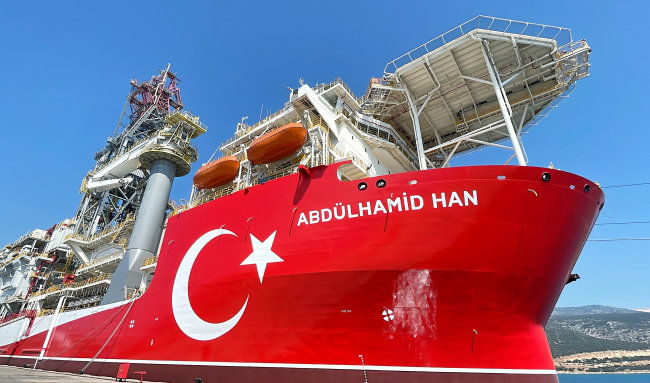 Türkiye'nin yeni sondaj gemisi Abdülhamid Han'da sona doğru - Son Dakika  Haberleri