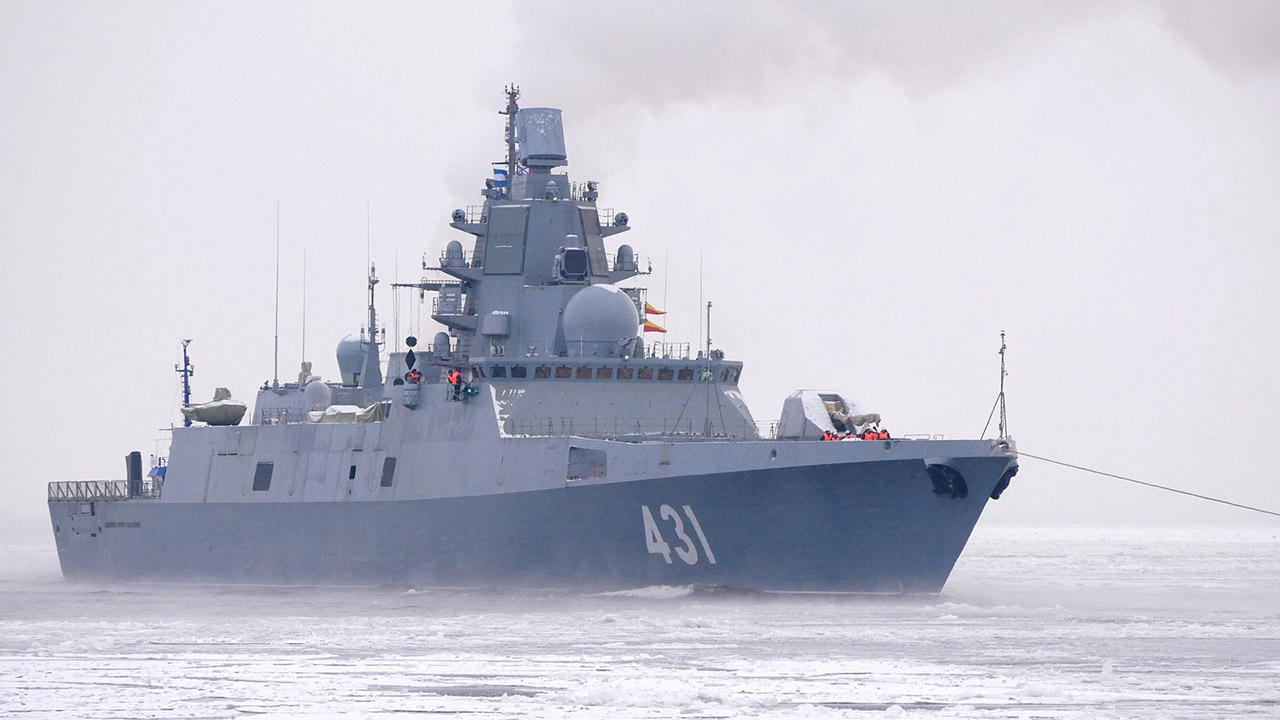 Rus Donanması'nın 'Amiral Gorshkov sınıfı' ikinci fırkateyni deniz  denemelerine başladı | C savunma
