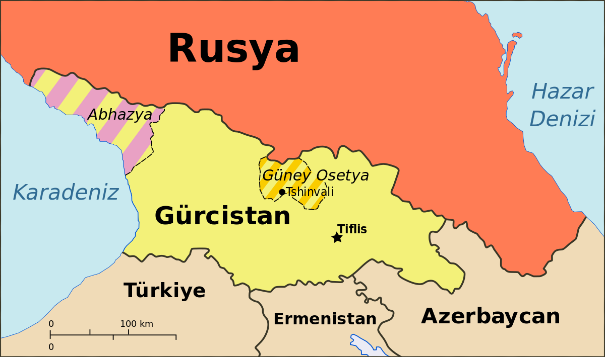 gürcistan harita
