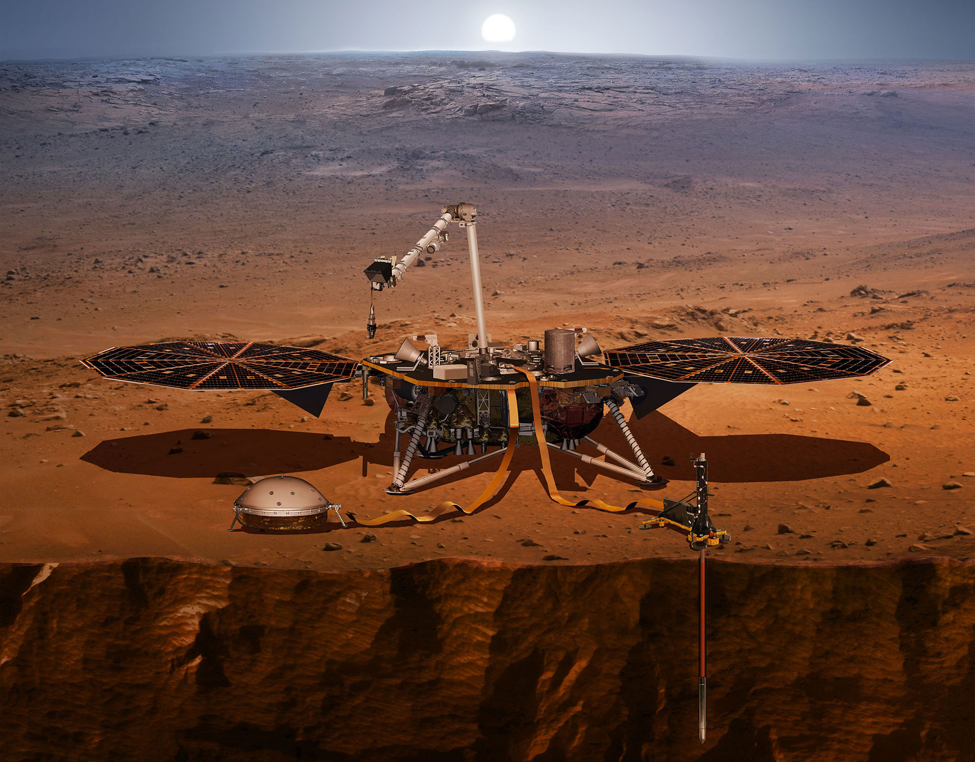 Days Are Numbered: Power Levels Diminishing for NASA's Marsquake Hunting  InSight Lander