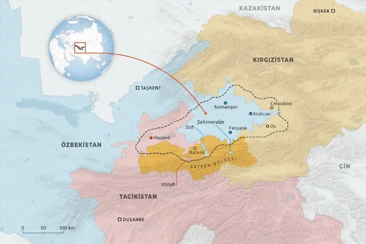 kırgız tacik sınırı