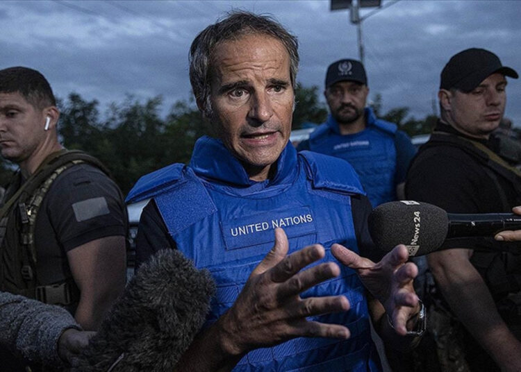 UAEA Başkanı Zaporijya Nükleer Santrali’ni ziyaret etti