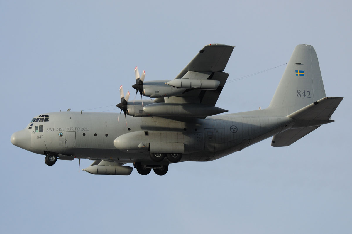 isveç c-130