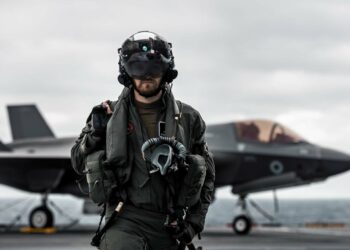 F-35 Lightning jet pilot discusses what it's like to fly from the Royal Navy's new aircraft carriers