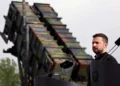 Ukrainian President Volodymyr Zelenskyy visits a military training area to observe the training of Ukrainian soldiers on the Patriot anti-aircraft missile system, at an undisclosed location in Germany on June 11, 2024. | REUTERS
