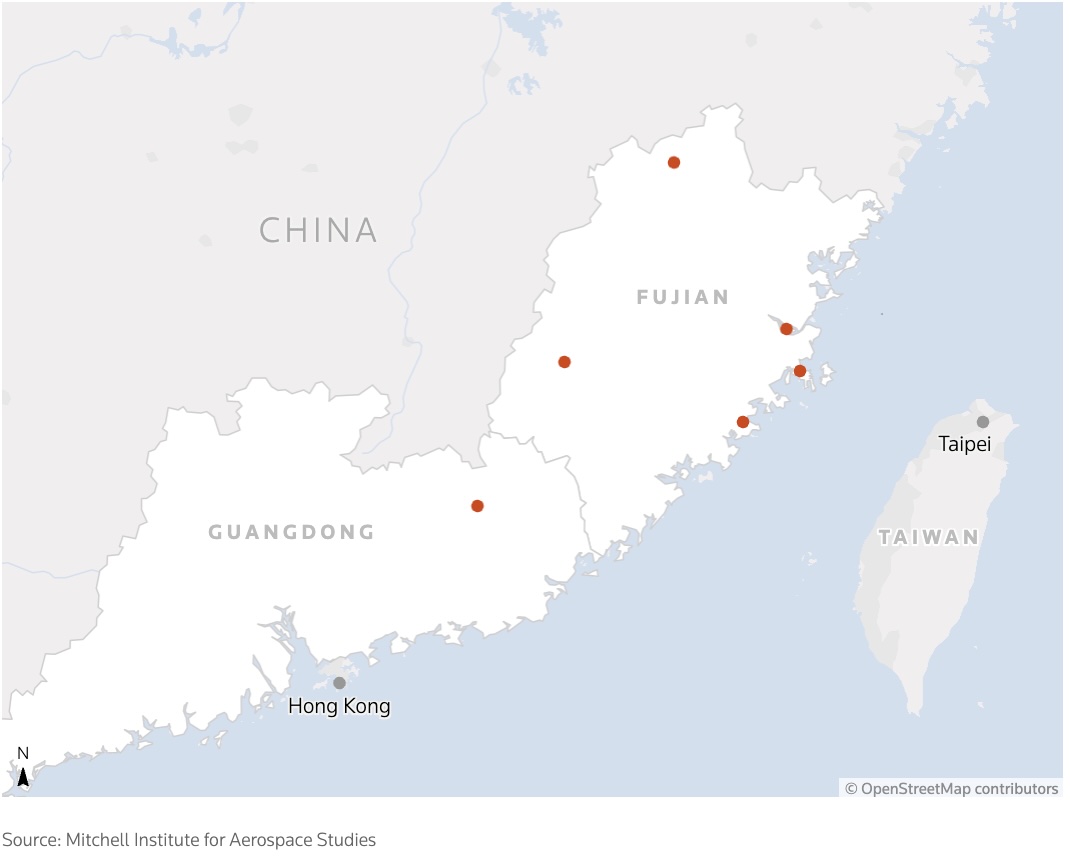 Çin, Tayvan Boğazı yakını üslere İHA’ya dönüştürülmüş savaş uçakları konuşlandırdı