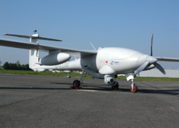 Safran Electronics & Defense Patroller drone (Credit: Guillaume Menard / Wikimedia Commons)