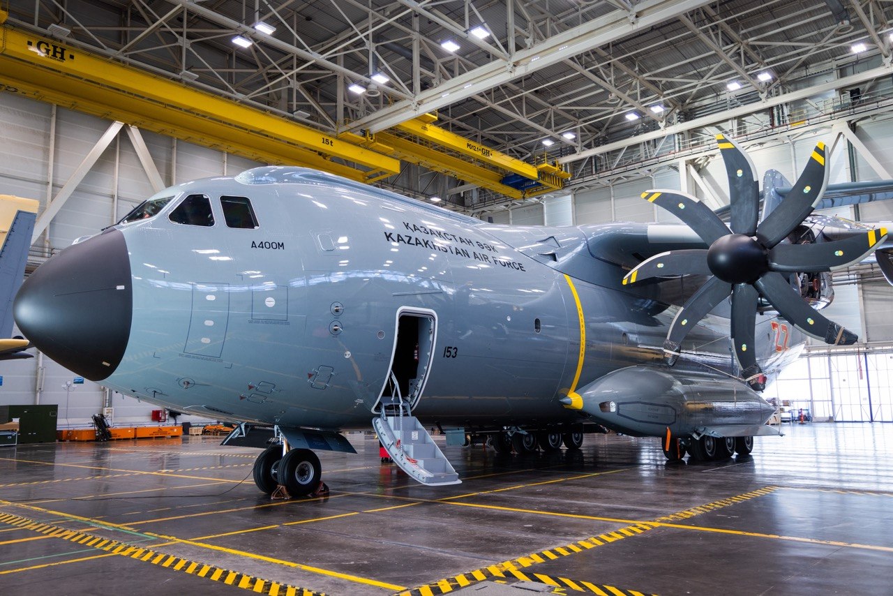 Kazakistan’ın ikinci A400M uçağında teslimat süreci başladı